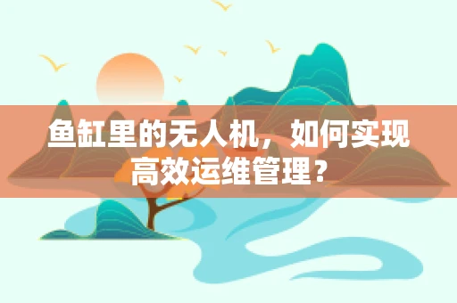 鱼缸里的无人机，如何实现高效运维管理？
