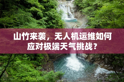 山竹来袭，无人机运维如何应对极端天气挑战？