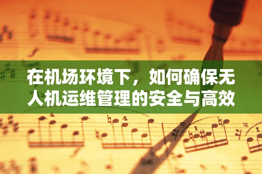 在机场环境下，如何确保无人机运维管理的安全与高效？
