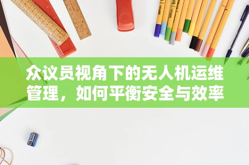 众议员视角下的无人机运维管理，如何平衡安全与效率？