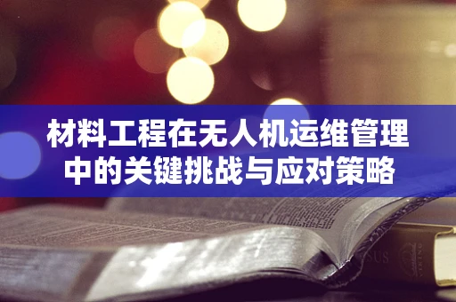 材料工程在无人机运维管理中的关键挑战与应对策略