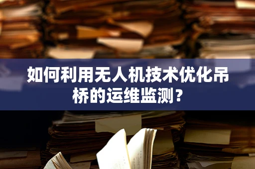 如何利用无人机技术优化吊桥的运维监测？