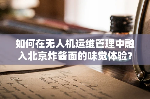 如何在无人机运维管理中融入北京炸酱面的味觉体验？