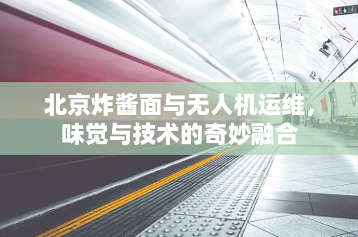北京炸酱面与无人机运维，味觉与技术的奇妙融合