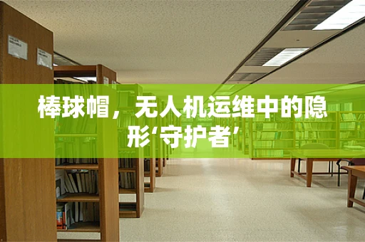 棒球帽，无人机运维中的隐形‘守护者’