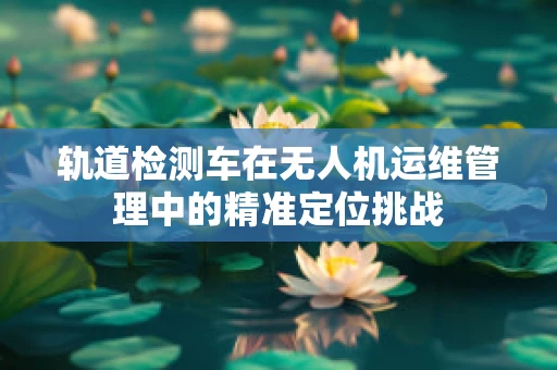 轨道检测车在无人机运维管理中的精准定位挑战