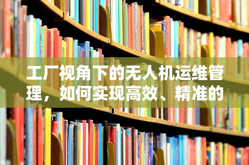 工厂视角下的无人机运维管理，如何实现高效、精准的维护？