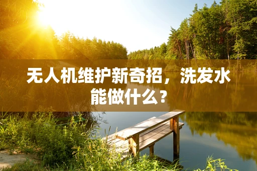 无人机维护新奇招，洗发水能做什么？