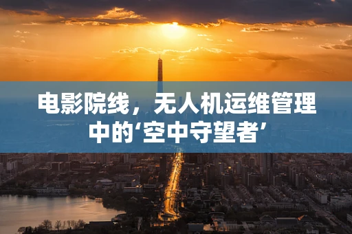 电影院线，无人机运维管理中的‘空中守望者’