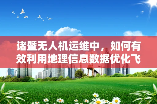 诸暨无人机运维中，如何有效利用地理信息数据优化飞行路径？