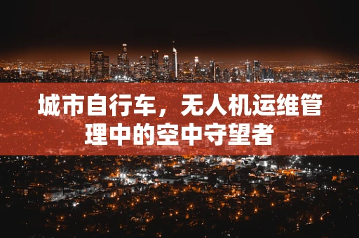 城市自行车，无人机运维管理中的空中守望者