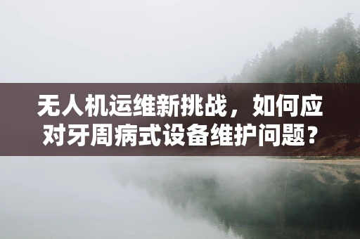 无人机运维新挑战，如何应对牙周病式设备维护问题？