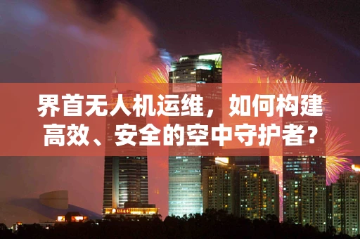 界首无人机运维，如何构建高效、安全的空中守护者？
