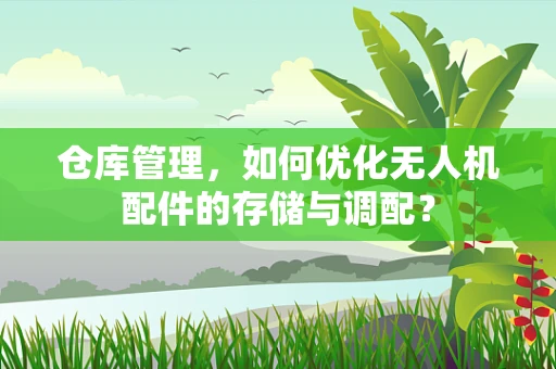 仓库管理，如何优化无人机配件的存储与调配？