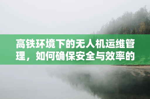 高铁环境下的无人机运维管理，如何确保安全与效率的平衡？