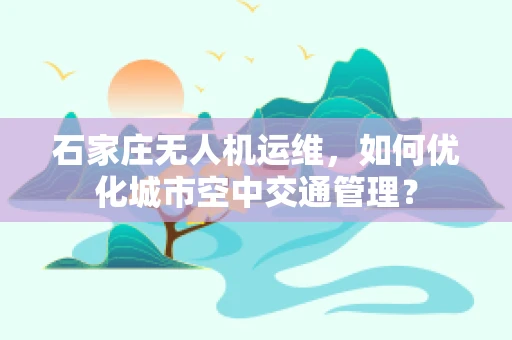石家庄无人机运维，如何优化城市空中交通管理？