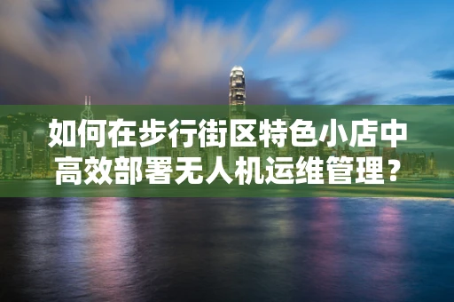 如何在步行街区特色小店中高效部署无人机运维管理？