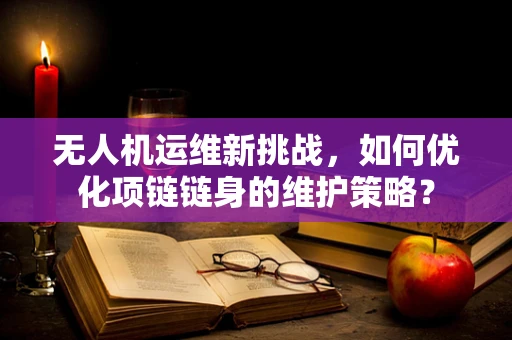 无人机运维新挑战，如何优化项链链身的维护策略？