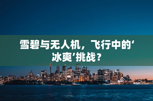 雪碧与无人机，飞行中的‘冰爽’挑战？