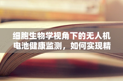 细胞生物学视角下的无人机电池健康监测，如何实现精准维护？