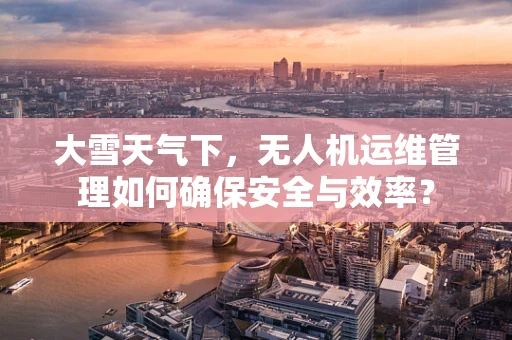 大雪天气下，无人机运维管理如何确保安全与效率？