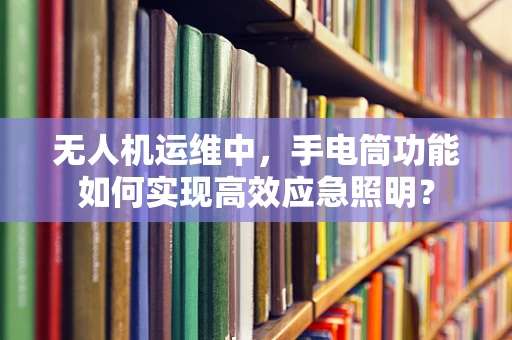 无人机运维中，手电筒功能如何实现高效应急照明？
