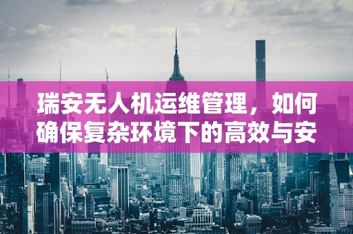 瑞安无人机运维管理，如何确保复杂环境下的高效与安全？