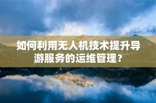如何利用无人机技术提升导游服务的运维管理？