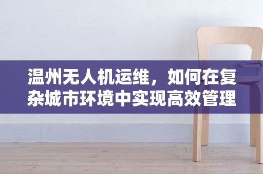 温州无人机运维，如何在复杂城市环境中实现高效管理？