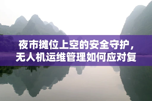 夜市摊位上空的安全守护，无人机运维管理如何应对复杂环境挑战？