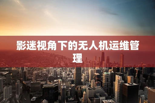 影迷视角下的无人机运维管理