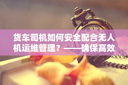 货车司机如何安全配合无人机运维管理？——确保高效与安全的空中协作