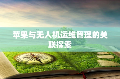 苹果与无人机运维管理的关联探索