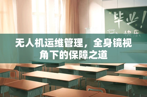 无人机运维管理，全身镜视角下的保障之道