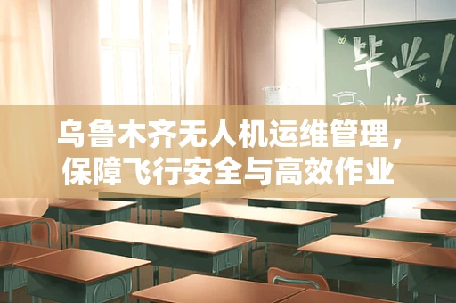 乌鲁木齐无人机运维管理，保障飞行安全与高效作业