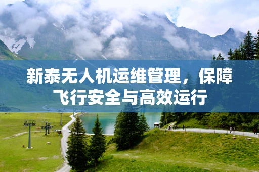 新泰无人机运维管理，保障飞行安全与高效运行