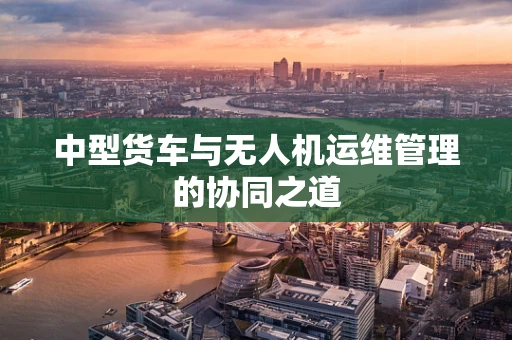 中型货车与无人机运维管理的协同之道