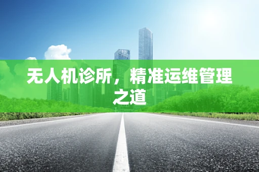 无人机诊所，精准运维管理之道