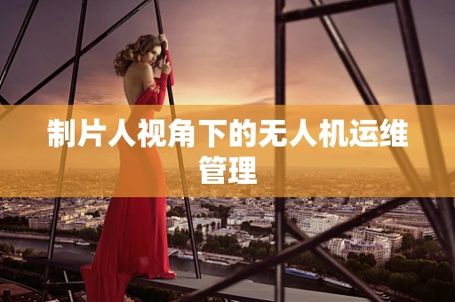 制片人视角下的无人机运维管理