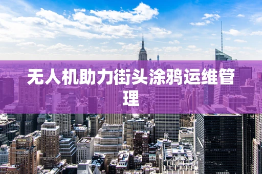 无人机助力街头涂鸦运维管理