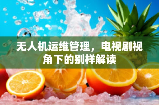 无人机运维管理，电视剧视角下的别样解读