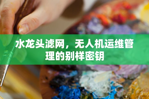 水龙头滤网，无人机运维管理的别样密钥