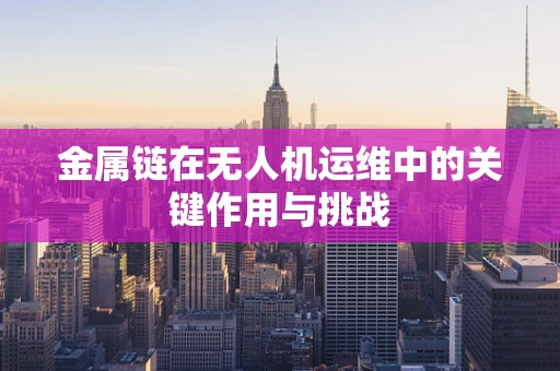 金属链在无人机运维中的关键作用与挑战