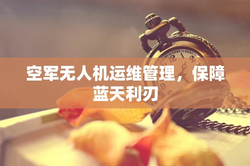 空军无人机运维管理，保障蓝天利刃