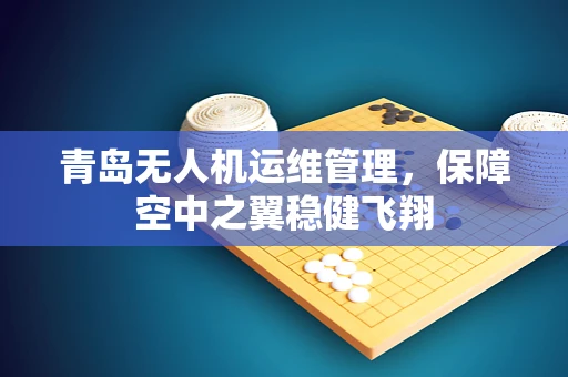 青岛无人机运维管理，保障空中之翼稳健飞翔