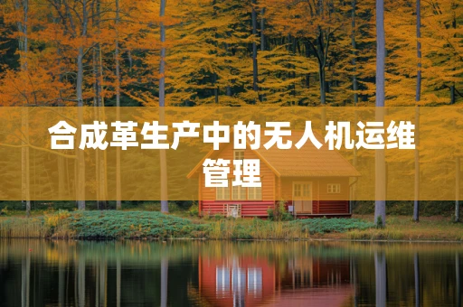 合成革生产中的无人机运维管理