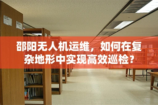 邵阳无人机运维，如何在复杂地形中实现高效巡检？