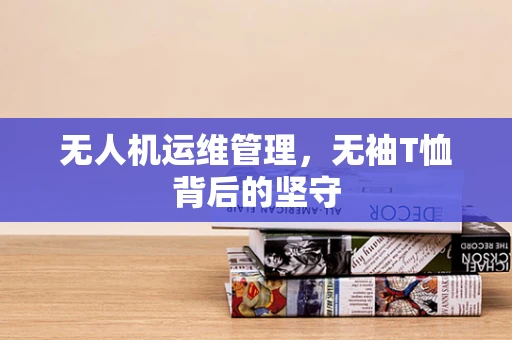 无人机运维管理，无袖T恤背后的坚守