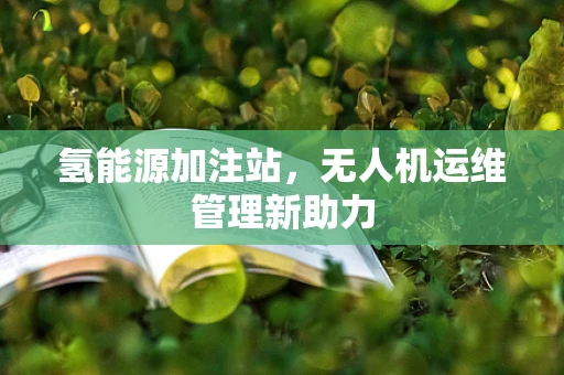 氢能源加注站，无人机运维管理新助力