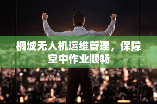 桐城无人机运维管理，保障空中作业顺畅